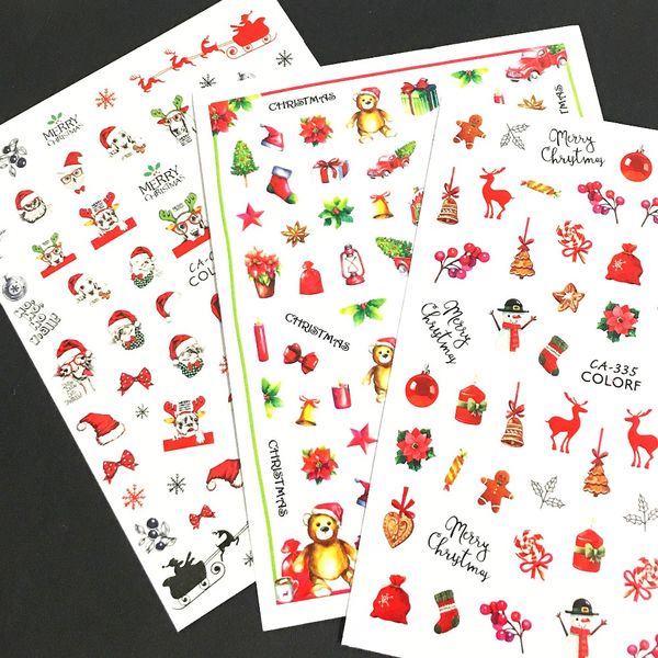 ca-335 christmas designs 3d nail art sticker nail decal japan korea type decoration, Black
ca-335 christmas designs 3d nail art sticker nail decal japan korea type decoration, Black