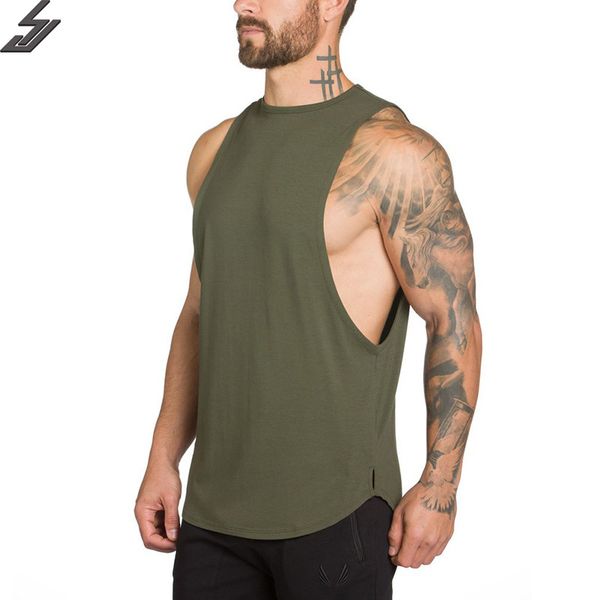 brand mens t shirts summer cotton slim fit men tank clothing bodybuilding undershirt golds fitness tees, White;black
brand mens t shirts summer cotton slim fit men tank clothing bodybuilding undershirt golds fitness tees, White;black