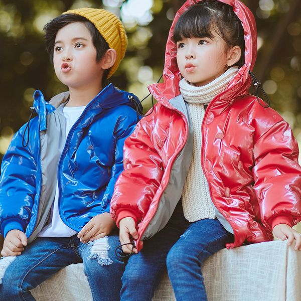 boys girls winter hooded down jacket puffer thick warm bright solid color fashion short outerwear coat, Blue;gray
boys girls winter hooded down jacket puffer thick warm bright solid color fashion short outerwear coat, Blue;gray