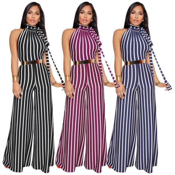 black blue women striped loose jumpsuit casual turtleneck off shoulder rompers celebrity party bodycon bandage jumpsuits, Black;white
black blue women striped loose jumpsuit casual turtleneck off shoulder rompers celebrity party bodycon bandage jumpsuits, Black;white