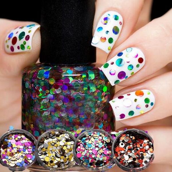 round shapes 2g/box 1.5-3mm confetti nail sequins 12 colors multi-size paillette flakies colorful manicure nail art decoration, Black
round shapes 2g/box 1.5-3mm confetti nail sequins 12 colors multi-size paillette flakies colorful manicure nail art decoration, Black