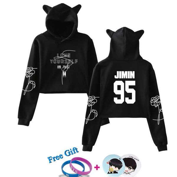 bts album с длинными рукавами из пупка и кошачьего уха толстовка fashion bangtan boy kawaii толстовка женская сексуальная открытая укороченн, Black
bts album с длинными рукавами из пупка и кошачьего уха толстовка fashion bangtan boy kawaii толстовка женская сексуальная открытая укороченн, Black