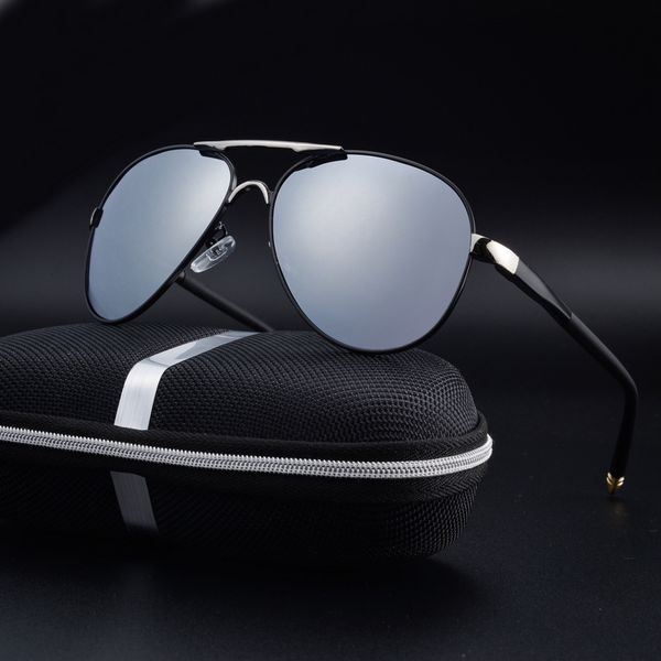 2018 sunglasses men polarized designer driving sun glasses male mirror lens erkek gunes gozlugu hd gozluk with box, White;black
2018 sunglasses men polarized designer driving sun glasses male mirror lens erkek gunes gozlugu hd gozluk with box, White;black
