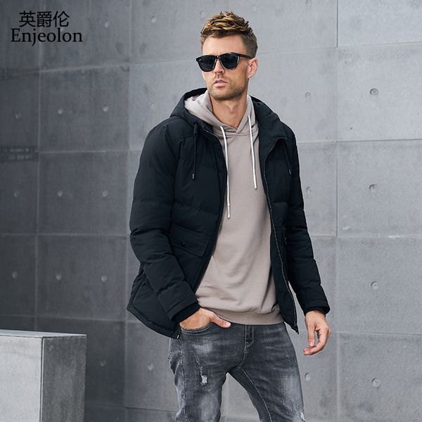 enjeolon brand new winter cotton padded hooded jacket men thick hoodies parka coat male quilted winter jacket coat 3xl mf0712, Black
enjeolon brand new winter cotton padded hooded jacket men thick hoodies parka coat male quilted winter jacket coat 3xl mf0712, Black