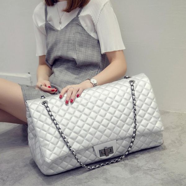 Wholesale-Sac A Main Femme De Marque New Quilted Stella Women Big Bag Chain Lock Handbag Quality Leather Shoulder Crossbody Large Capacity
Wholesale-Sac A Main Femme De Marque New Quilted Stella Women Big Bag Chain Lock Handbag Quality Leather Shoulder Crossbody Large Capacity