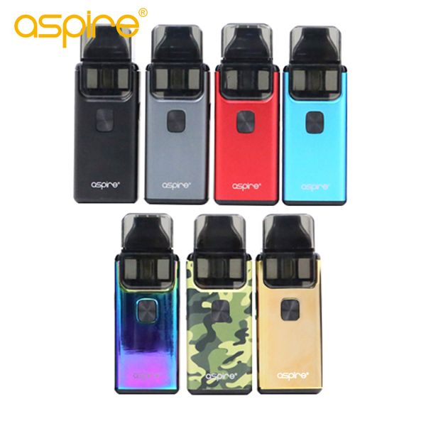 

Аутентичные Aspire Breeze 2 Kit с ветер 2 стручка Atomizer 3 мл / 2 мл встроенный аккумулятор 1000mAh AIO электронные сигареты 100% оригинал