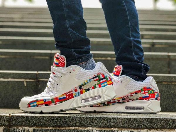 2018 sneakers shoes out of the international flag pack 90 men and women shoes sports trainer air cushion surface breathable shoes 36-45, Black
2018 sneakers shoes out of the international flag pack 90 men and women shoes sports trainer air cushion surface breathable shoes 36-45, Black