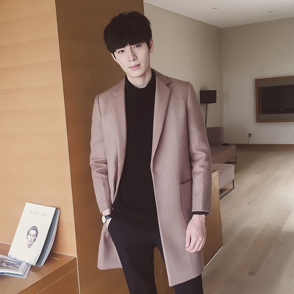 loose turn down collar winter fashion wool coats solid single breasted wool blend coat and jacket coat overcoat, Black
loose turn down collar winter fashion wool coats solid single breasted wool blend coat and jacket coat overcoat, Black