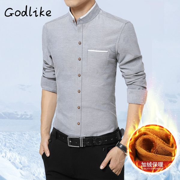 men korean style business stand collar fashion business leisure long sleeve plus velvet shirt/ men shirts / shirt, White;black
men korean style business stand collar fashion business leisure long sleeve plus velvet shirt/ men shirts / shirt, White;black