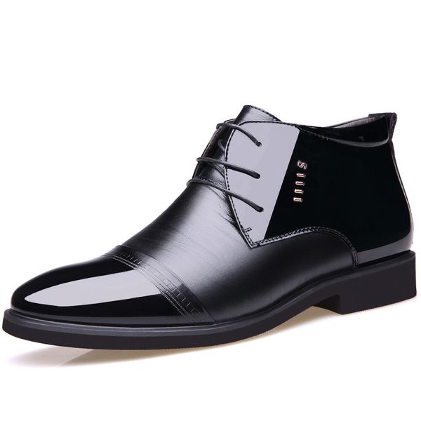 classic leather men oxfords lace up wedding party shoes man business dress shoes brogue winter fur plush keep warm snow shoes, Black
classic leather men oxfords lace up wedding party shoes man business dress shoes brogue winter fur plush keep warm snow shoes, Black