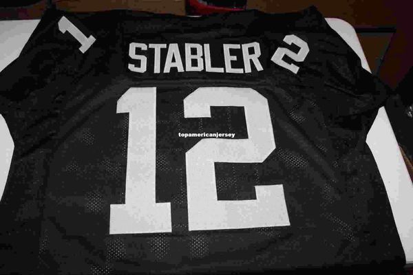 retro ken stabler #12 custom style mitchell & ness jersey black 2016 stitching men's football jerseys running, Black;blue
retro ken stabler #12 custom style mitchell & ness jersey black 2016 stitching men's football jerseys running, Black;blue