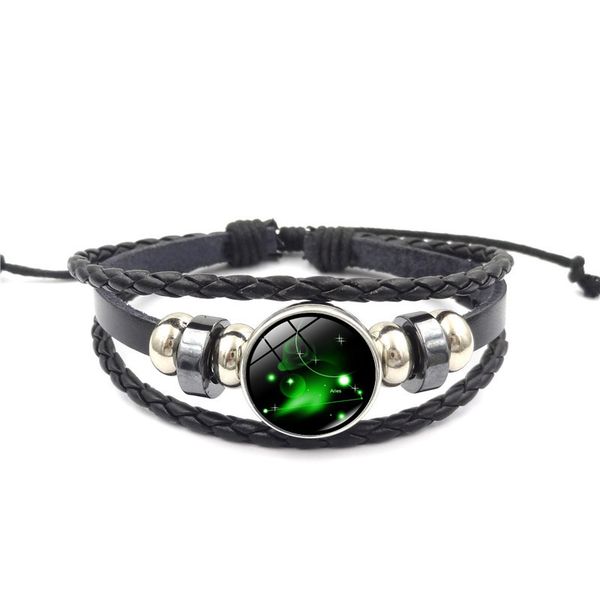 12 zodiac signs leather bracelet men women jewelry virgo libra scorpio 12 constellations mens leather bracelets for men women, Golden;silver
12 zodiac signs leather bracelet men women jewelry virgo libra scorpio 12 constellations mens leather bracelets for men women, Golden;silver
