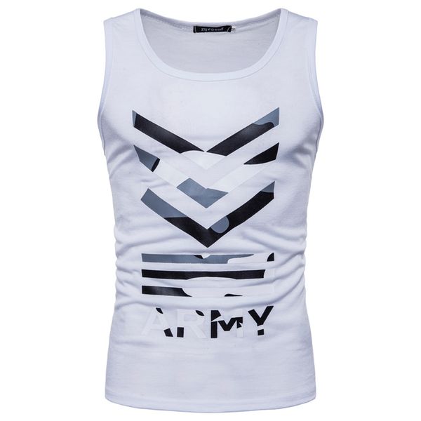 mens solid color army printed fitness aerobics clothing male sports workout sleeveless body-hugging vests ing, White;black
mens solid color army printed fitness aerobics clothing male sports workout sleeveless body-hugging vests ing, White;black