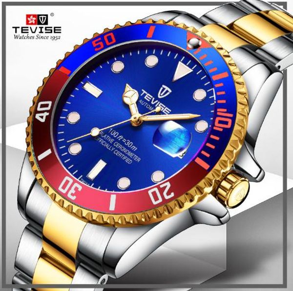 2019 treaure mens dress watches luxury tevise business men automatic mechanical stainless steel calendar military watch, Slivery;brown
2019 treaure mens dress watches luxury tevise business men automatic mechanical stainless steel calendar military watch, Slivery;brown