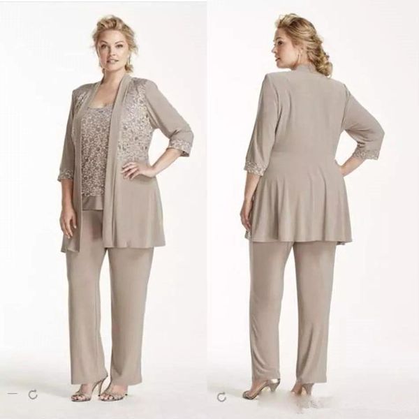plus sizes 3 pieces mother of the bride pant suits chiffon mothers suits with lace jacket formal evening party dresses for mother ba9106, Black;red
plus sizes 3 pieces mother of the bride pant suits chiffon mothers suits with lace jacket formal evening party dresses for mother ba9106, Black;red
