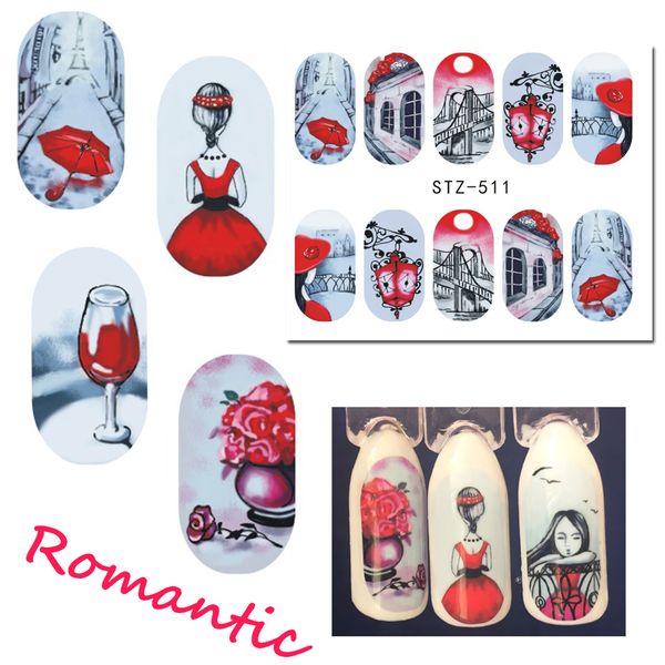 1 sheets beautiful romantic sticker red skirt girl nail art designs manicure water transfer decals tips manicure chstz511-512, Black
1 sheets beautiful romantic sticker red skirt girl nail art designs manicure water transfer decals tips manicure chstz511-512, Black
