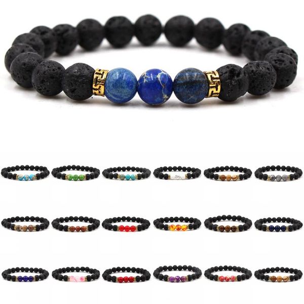 kimter 7 chakra volcanic lava rock bracelets jewelry elastic yoga bead bangle natural stone essential oil diffuser bracelet dhl g110s f, Golden;silver
kimter 7 chakra volcanic lava rock bracelets jewelry elastic yoga bead bangle natural stone essential oil diffuser bracelet dhl g110s f, Golden;silver