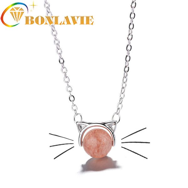 cute pink cat clavicle chain necklace female simple small bead crystal animal necklace fresh girl short accessories, Silver
cute pink cat clavicle chain necklace female simple small bead crystal animal necklace fresh girl short accessories, Silver