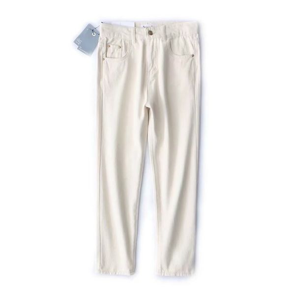 2018 new arrival women's clothes for autumn jeans white high waist casual pants elastic female denim slim straight trousers, Blue
2018 new arrival women's clothes for autumn jeans white high waist casual pants elastic female denim slim straight trousers, Blue