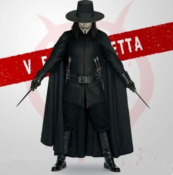 v for vendetta costume v for vendetta halloween costume men black warrior costumes carnival cosplay masquerade clothes, Black;red
v for vendetta costume v for vendetta halloween costume men black warrior costumes carnival cosplay masquerade clothes, Black;red