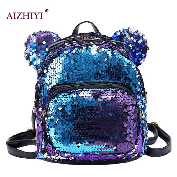 shining women sequins backpack bear ear teenage girls travel party mini shoulder school bags 2018 new fashion female travel bag
shining women sequins backpack bear ear teenage girls travel party mini shoulder school bags 2018 new fashion female travel bag