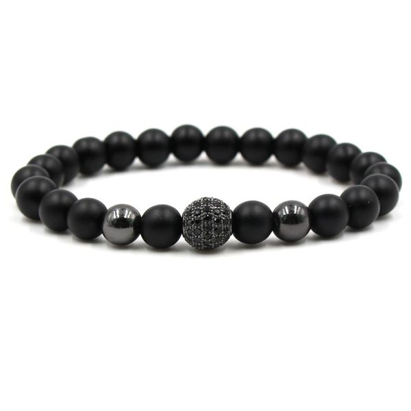 moreon 10mm micro zirconia stone ball bracelet 8mm black scrub stone string for men and women
moreon 10mm micro zirconia stone ball bracelet 8mm black scrub stone string for men and women