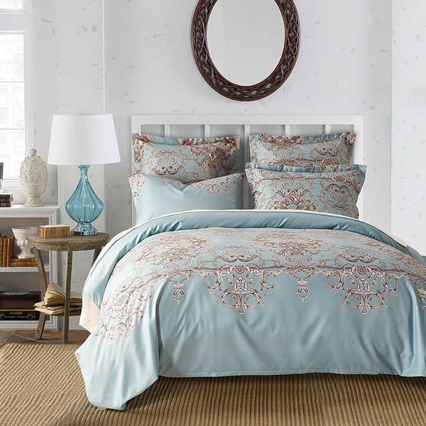 european floral printing bedding set elegant pattern pillowcase and duvet cover sets comfortable both sides skin-friendly
european floral printing bedding set elegant pattern pillowcase and duvet cover sets comfortable both sides skin-friendly