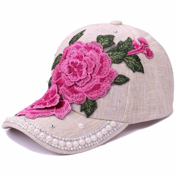 fashion embroidery flower with rhinestone pearls baseball caps for women summer sun snapback caps hats adjustable, Blue;gray
fashion embroidery flower with rhinestone pearls baseball caps for women summer sun snapback caps hats adjustable, Blue;gray