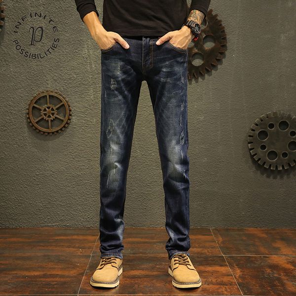 2018 casual men jeans straight denim pants designer jeans for men pants plus size mens jean biker autumn long resilience pant youth, Blue
2018 casual men jeans straight denim pants designer jeans for men pants plus size mens jean biker autumn long resilience pant youth, Blue