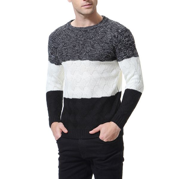 men clothing striped casual knitted sweaters mens autumn winter thick male high neck long sleeve pullover asian size, White;black
men clothing striped casual knitted sweaters mens autumn winter thick male high neck long sleeve pullover asian size, White;black