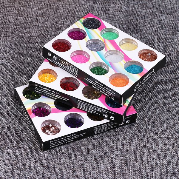 mshare 12bottles/set nail art glitter powder plastic color mixed nail glitter sequins women beauty salon manicure tool, Silver;gold
mshare 12bottles/set nail art glitter powder plastic color mixed nail glitter sequins women beauty salon manicure tool, Silver;gold
