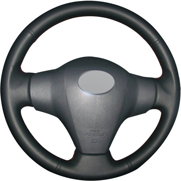 hand-stitched car steering wheel cover black genuine leather for toyota yaris vios rav4 2006-2009 scion xb 200
hand-stitched car steering wheel cover black genuine leather for toyota yaris vios rav4 2006-2009 scion xb 200