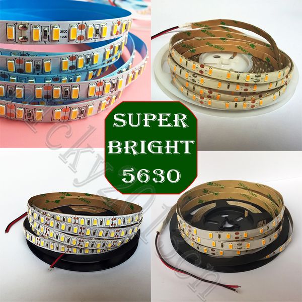 super bright 12v 5630 led flexible strip light tape 5m 300leds 450leds 600leds improted chip non / ip65 waterproof doulbe layer pcb
super bright 12v 5630 led flexible strip light tape 5m 300leds 450leds 600leds improted chip non / ip65 waterproof doulbe layer pcb