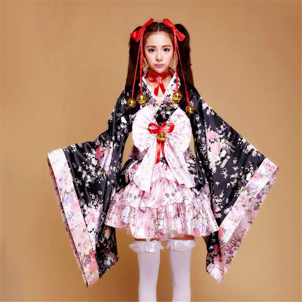 shanghai story cute lolita flower kimono uniform meidofuku maid dress outfit cosplay costumes set for women and girls, Red
shanghai story cute lolita flower kimono uniform meidofuku maid dress outfit cosplay costumes set for women and girls, Red