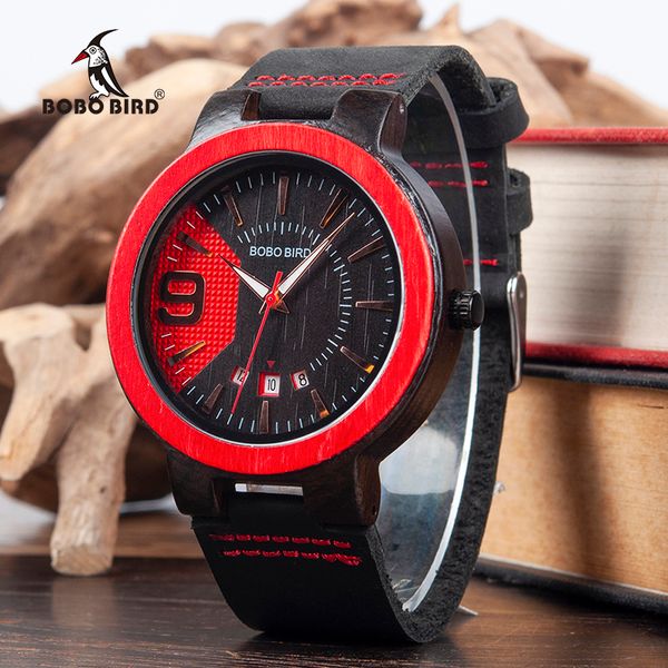 bobo boird wooden watch auto date leather band wristwatches new luxury quartz timepieces relogio masculino c-q20, Slivery;brown
bobo boird wooden watch auto date leather band wristwatches new luxury quartz timepieces relogio masculino c-q20, Slivery;brown