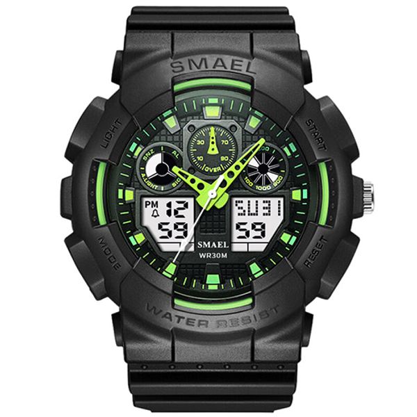 smael sport men digital watch men dual display waterproof wrist wristwatch army male clock relogio masculino hodinky 41, Slivery;brown
smael sport men digital watch men dual display waterproof wrist wristwatch army male clock relogio masculino hodinky 41, Slivery;brown