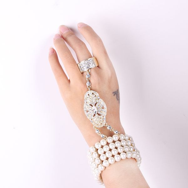 luxury bridal jewelry popular bella fashion the great gatsby bracelet bridal bridesmaid bangle stretch pearl bracelet set for wo, Black
luxury bridal jewelry popular bella fashion the great gatsby bracelet bridal bridesmaid bangle stretch pearl bracelet set for wo, Black
