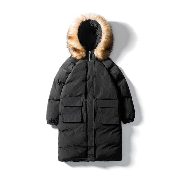 casual removable fur collar thick cotton-padded long length loose parka male coat 2018 winter streetwear men snow jackets m-5xl, Black
casual removable fur collar thick cotton-padded long length loose parka male coat 2018 winter streetwear men snow jackets m-5xl, Black