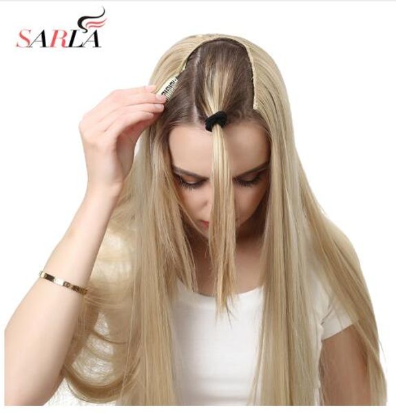 24" 170g u-part clip in hair extension straight & wavy ombre one piece full head long natural false synthetic hairpieces, Black;brown
24" 170g u-part clip in hair extension straight & wavy ombre one piece full head long natural false synthetic hairpieces, Black;brown