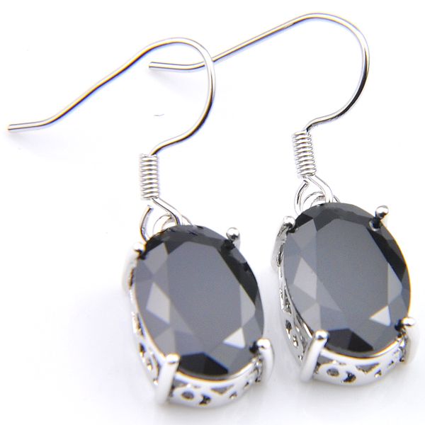 luckyshine holiday jewelry gifts for women 925 silver black cz earrings classic europe popular oval egg dangle earrings 10 pair
luckyshine holiday jewelry gifts for women 925 silver black cz earrings classic europe popular oval egg dangle earrings 10 pair