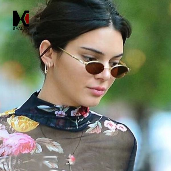shauna trending women small oval sunglasses candy colors fashion men clear red lens shades uv400, White;black
shauna trending women small oval sunglasses candy colors fashion men clear red lens shades uv400, White;black