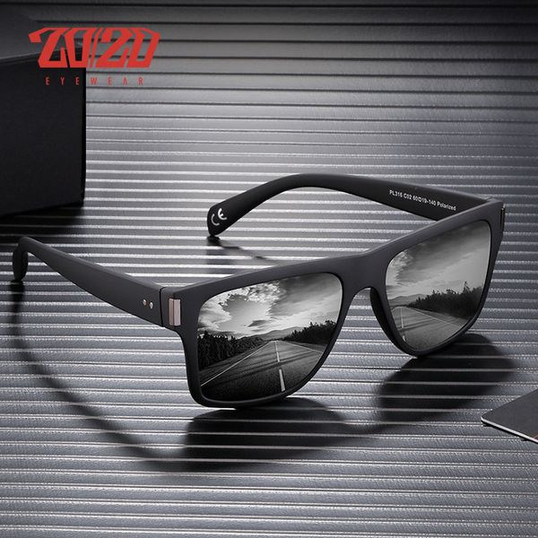 20/20 brand classic polarized sunglasses men black frame driving male sun glasses square eyewear goggle uv400 gafas de sol, White;black
20/20 brand classic polarized sunglasses men black frame driving male sun glasses square eyewear goggle uv400 gafas de sol, White;black