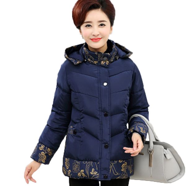 winter cotton jacket middle age elderly women cotton coat winter mother clothing print thick wadded jacket plus size, Black
winter cotton jacket middle age elderly women cotton coat winter mother clothing print thick wadded jacket plus size, Black