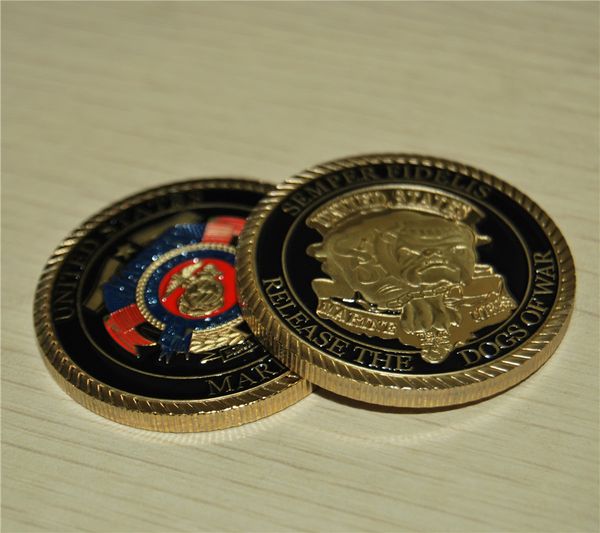 new u.s.marine corps release the dogs of war military challenge coin medal 40*3 coin for souvenir american coin collections
new u.s.marine corps release the dogs of war military challenge coin medal 40*3 coin for souvenir american coin collections