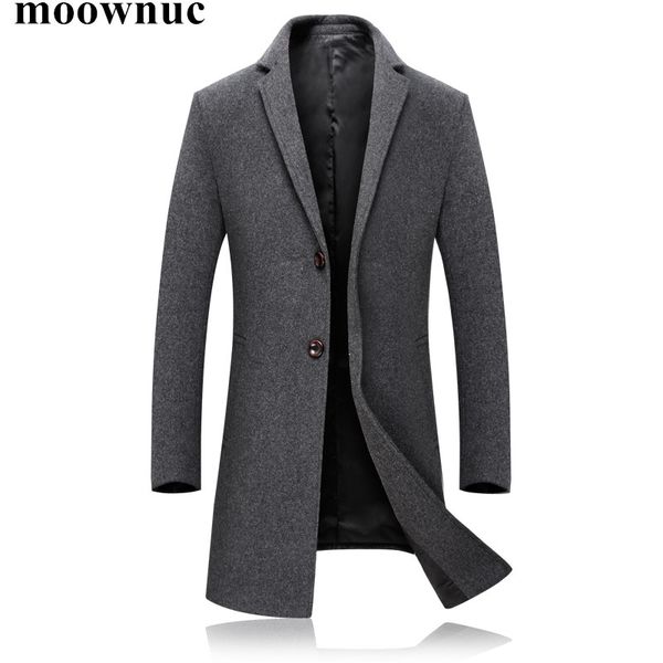moownuc brand men's clothing 2018 new mens woolen coats d wool solid overcoats autumn homme business long coats male, Black
moownuc brand men's clothing 2018 new mens woolen coats d wool solid overcoats autumn homme business long coats male, Black