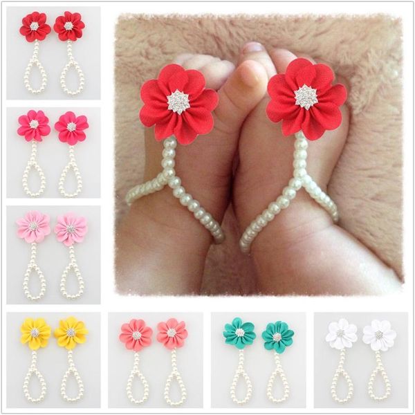 trendy baby girls flower foot ring infant pearl chiffon barefoot shoes toddler foot bracelet flower beach sandals
trendy baby girls flower foot ring infant pearl chiffon barefoot shoes toddler foot bracelet flower beach sandals