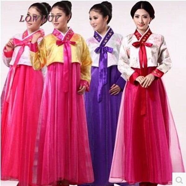 new year korean traditional costume female korean hanbok dress ethnic minority dance hanbok stage cosplay, Red
new year korean traditional costume female korean hanbok dress ethnic minority dance hanbok stage cosplay, Red