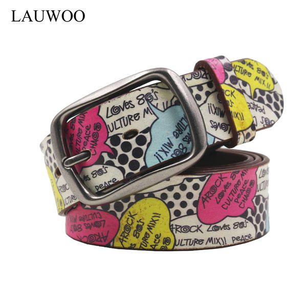 lauwoo fashion genuine leather belt for men hip-hop printed belt strap female cinto de couro women summer jeans belts, Black;brown
lauwoo fashion genuine leather belt for men hip-hop printed belt strap female cinto de couro women summer jeans belts, Black;brown