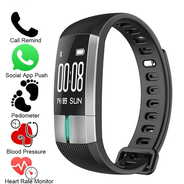 sport smart fitness bracelet ecg real-time monitoring blood pressure heart rate watch intelligent activity tracker wristband, Slivery;brown
sport smart fitness bracelet ecg real-time monitoring blood pressure heart rate watch intelligent activity tracker wristband, Slivery;brown