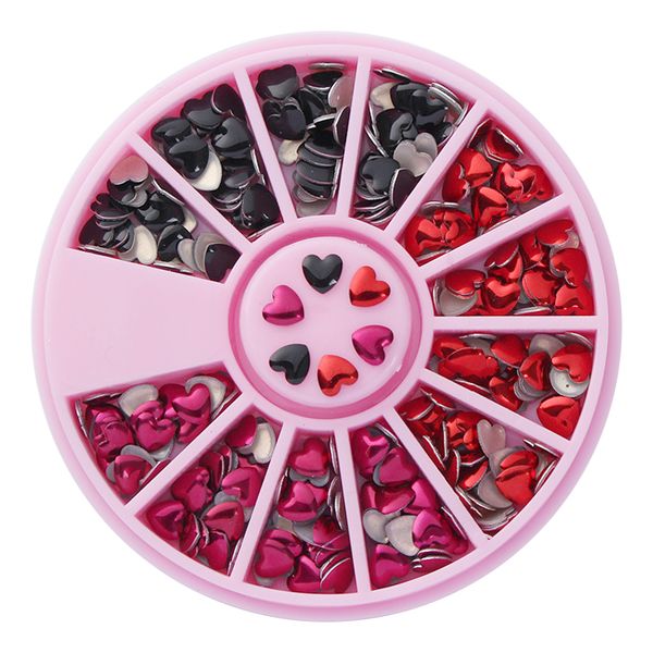 1 box heart design 3d nail art decorations in wheel mixed color rhinestones manicure diy nail art accessories, Silver;gold
1 box heart design 3d nail art decorations in wheel mixed color rhinestones manicure diy nail art accessories, Silver;gold